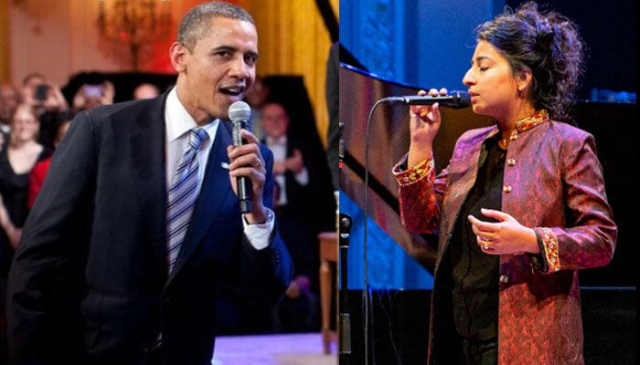 پاکستانی گلوکارہ نے اوباما کو اپنا مداح بنالیا