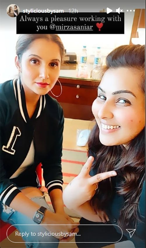 Sania Mirza’s latest selfie is all about her good hair & makeup day