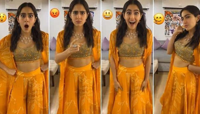 Sara Ali Khan makes 15 expressions in 30 seconds on World Emoji Day: Watch here