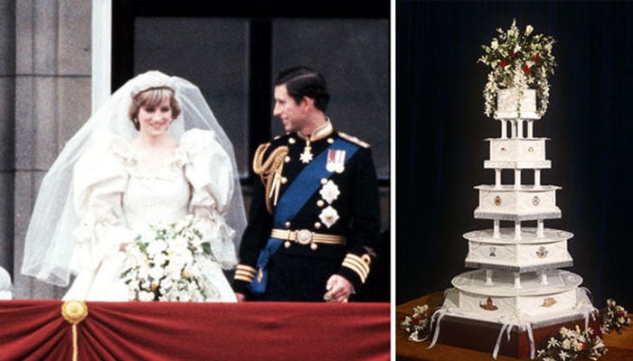 شہزادہ چارلس اور ڈیانا کی شادی کے کیک کا ٹکڑا نیلامی کیلئے تیار