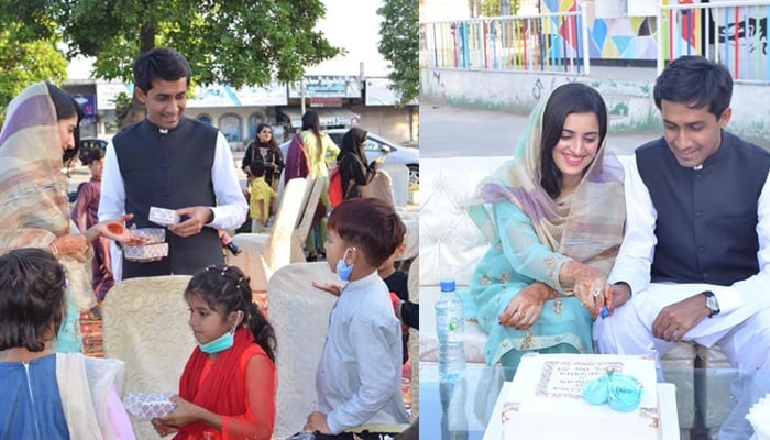 پاکستانی جوڑے کی دلچسپ اور انوکھی شادی کی تقریب