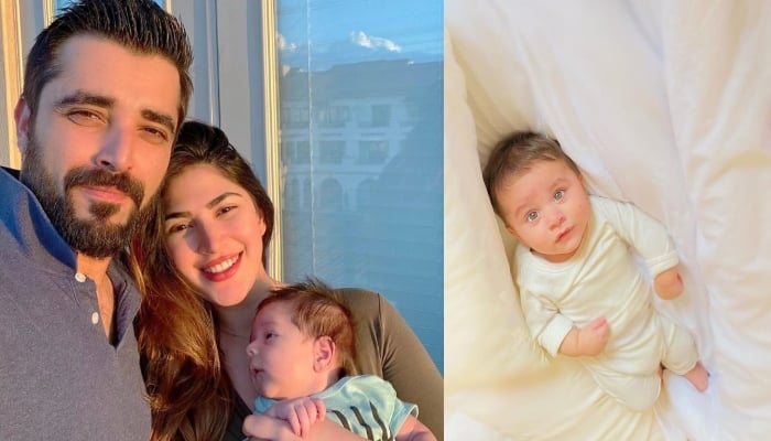 Hamza Ali Abbasi, Naimal Khawar celebrate son Mustafa’s 1st birthday with sweet note