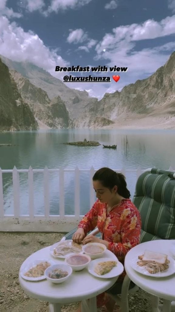 Aiman, Muneeb treat fans with stunning pictures from family vacation in northern Pakistan