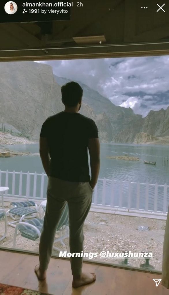 Aiman, Muneeb treat fans with stunning pictures from family vacation in northern Pakistan