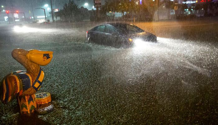 الاباما میں ہونے والی طوفانی بارش کی ویڈیو سوشل میڈیا پر وائرل