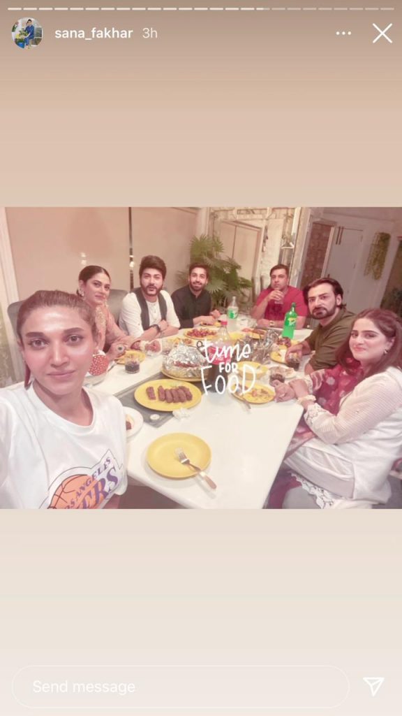 Sana Fakhar hosts a star-studded dinner party, shared snaps on social media