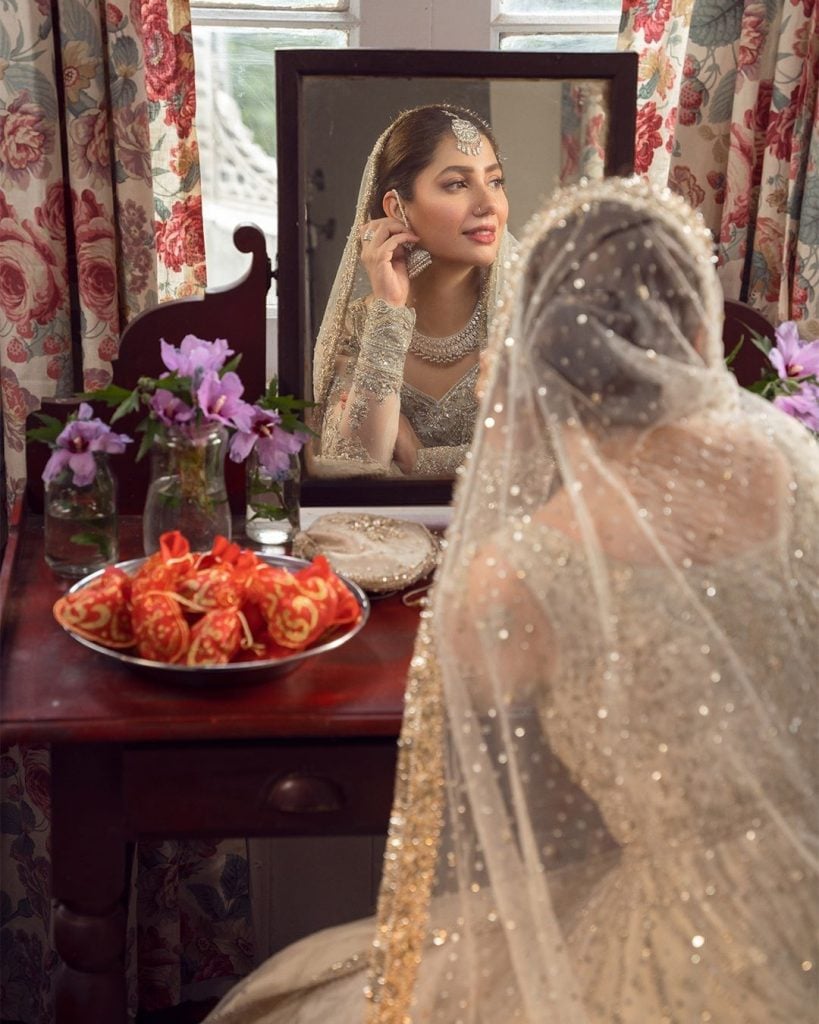 Mahira Khan looks like a dream in all-white bridal ensemble