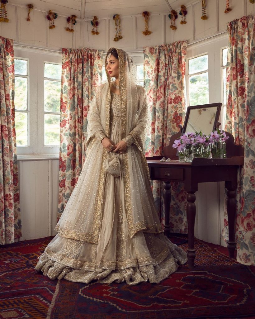 Mahira Khan looks like a dream in all-white bridal ensemble