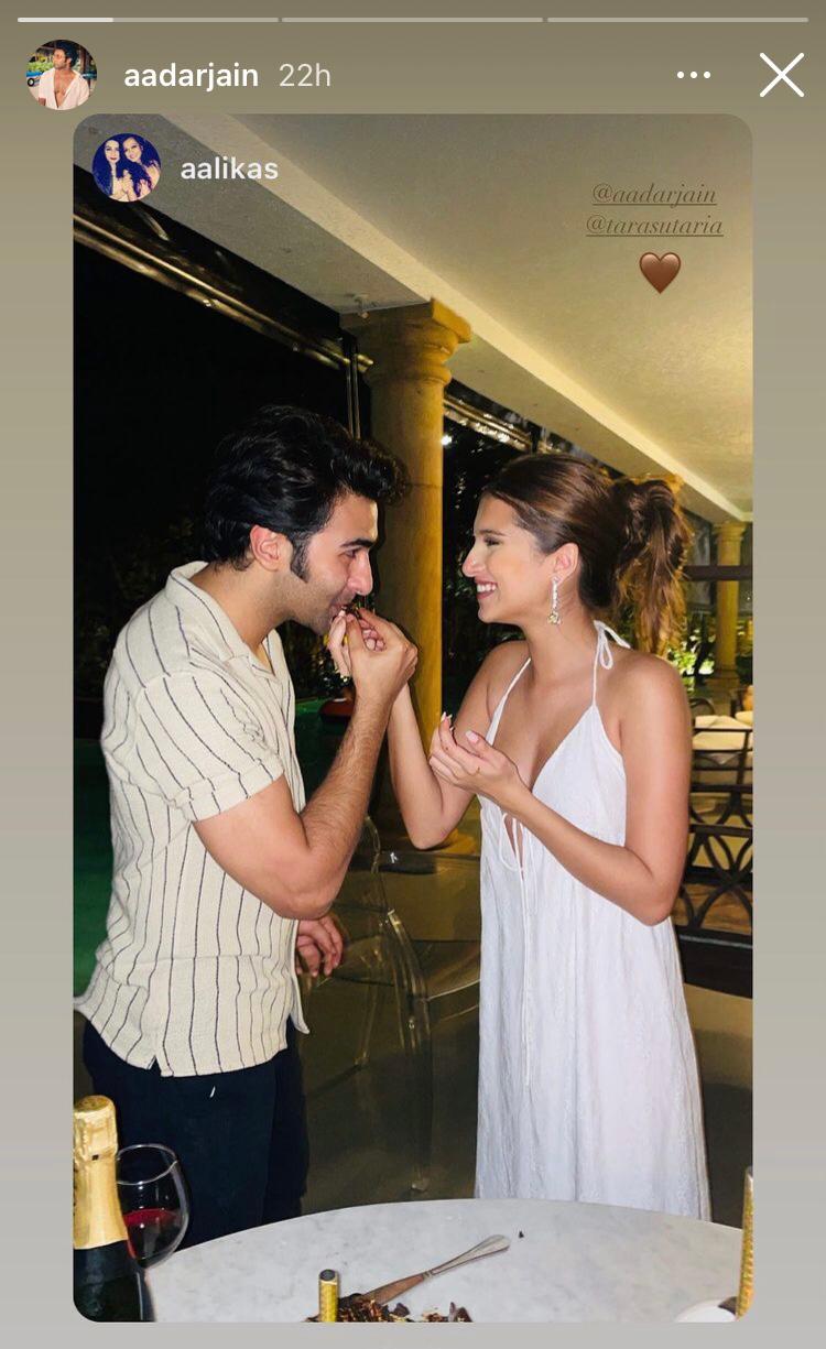 Tara Sutaria, Aadar Jain enjoy birthday celebrations with barbeque 