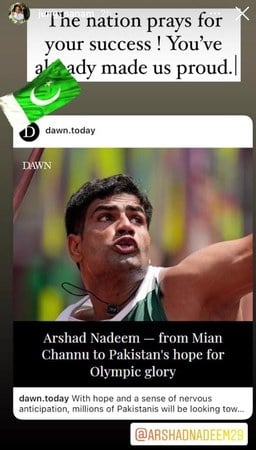Celebrities praise Arshad Nadeem for his performance in Tokyo Olympics 