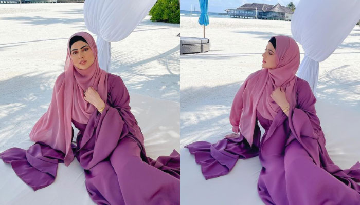 Sana Khan takes time off in Maldives with husband Anas Saiyad: See Photos