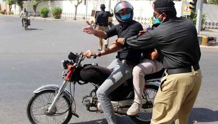 سندھ میں 13، 14 اگست کو موٹر سائیکل کی ڈبل سواری پر پابندی عائد