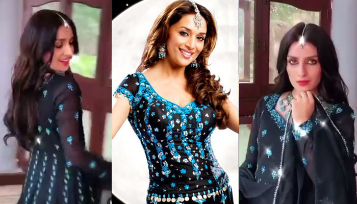 Ayeza Khan stuns fans as she performs on Madhuri’s signature moves from hit songs