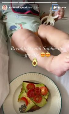 Kareena Kapoor's Friday breakfast features new photo of son Jehangir