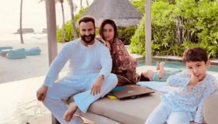 Kareena Kapoor shares first family picture from Maldives with baby Jeh on Saif’s birthday