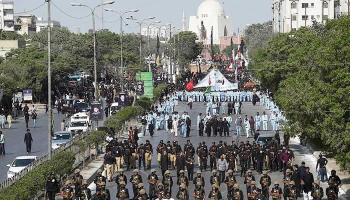 کراچی، 8 محرم کا مرکزی جلوس، ٹریفک پلان جاری