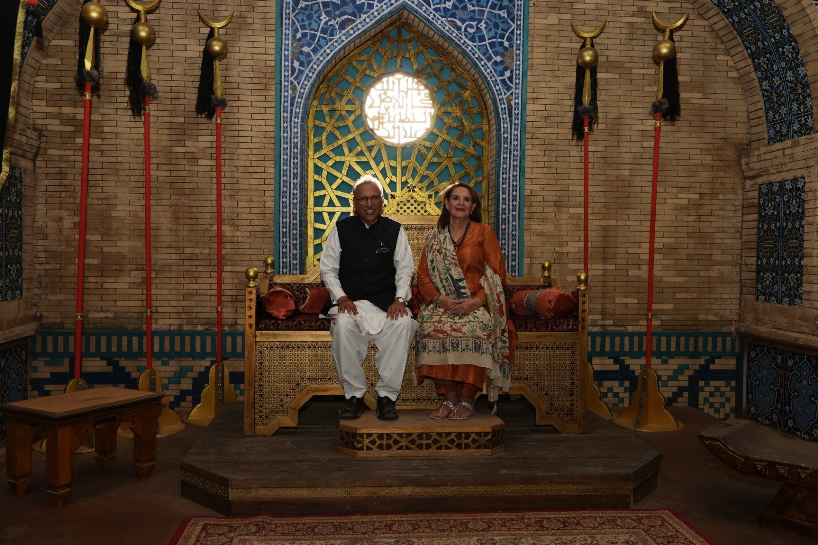 President Arif Alvi, first lady Samina visit the sets of ‘Kuruluş: Osman’