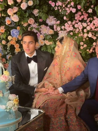 In pictures: Maryam Nawaz's son Junaid Safdar, Ayesha Saif's nikah ceremony in London