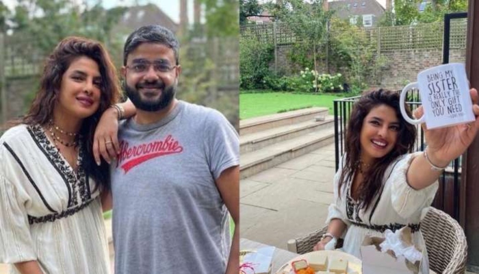 Priyanka Chopra celebrates Raksha Bandhan with brother Siddharth after 5 years