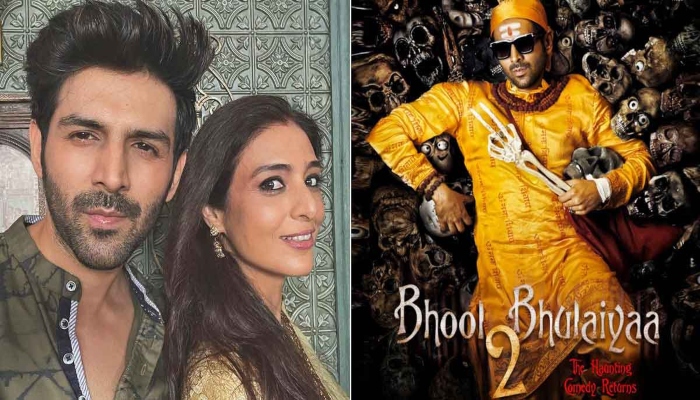 Kartik Aaryan resumes shoot for ‘Bhool Bhulaiyaa 2,’ shares BTS picture with Tabu