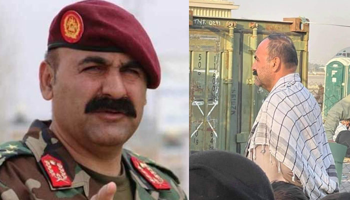 برطرف افغان آرمی چیف کی ملک چھوڑنے کیلئے قطار میں لگے تصویریں منظرِ عام پر