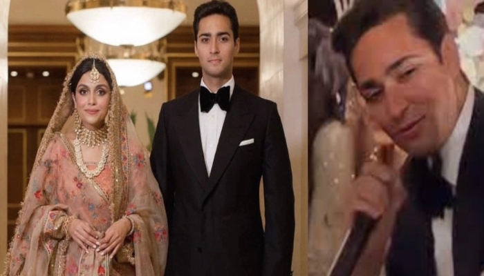 Junaid Safdar sings 'Kya hua tera waada' at his wedding reception, video gone viral