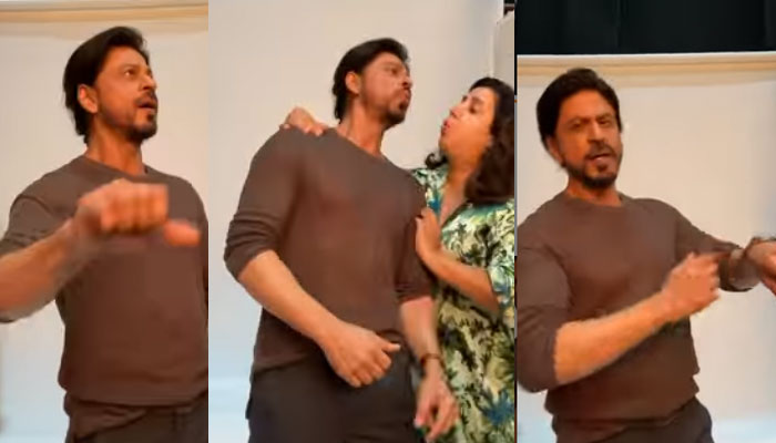 Shah Rukh Khan, Farah Khan re-create 'Main Hun Na' performance: Watch Here