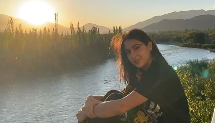 Sara Ali Khan mediates, enjoys picturesque views in Ladakh: See Photos