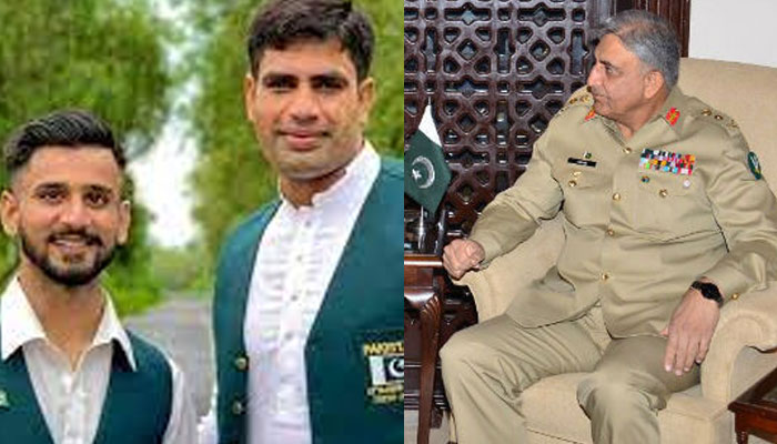 آرمی چیف کی ٹوکیو اولمپکس میں پاکستان کی نمائندگی کرنیوالے کھلاڑیوں سے ملاقات