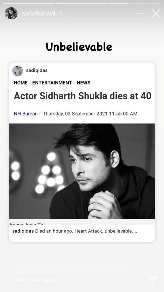 Pakistani celebs express grief over the untimely demise of Bollywood’s Sidharth Shukla