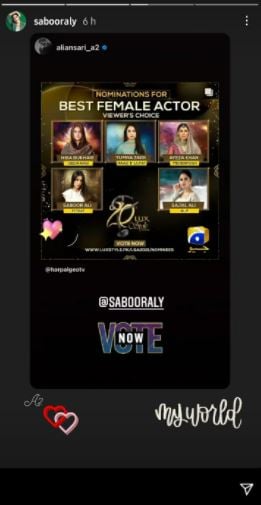 Lux Style Awards 2021: Ali Ansari congratulates Saboor Aly for ‘Fitrat' nomination