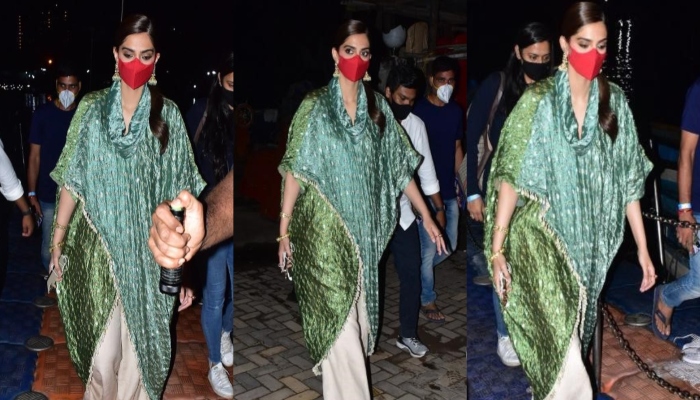 Sonam Kapoor draws attention with her gorgeous look in ethnic attire