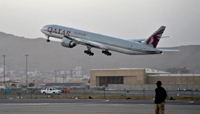 معاہدے کے تحت 169 مسافر کابل سے خصوصی پرواز میں دوحہ روانہ