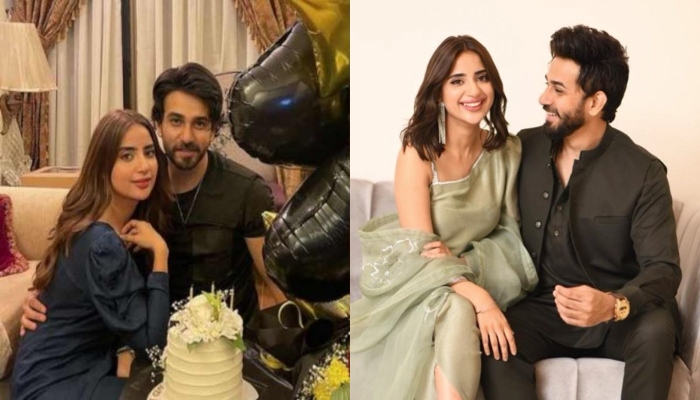 Saboor Aly celebrates beau Ali Ansari’s birthday with back to back surprise parties