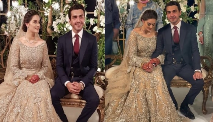 In Pictures: Minal Khan and Ahsan Mohsin Ikram set couple goals at their reception