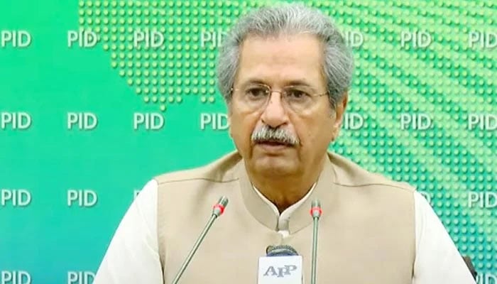 OA level examinations will be as per schedule, Shafqat Mahmood