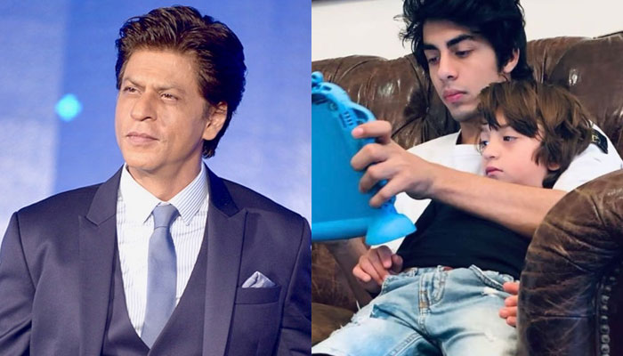 Shah Rukh Khan reacts to sons Aryan, AbRam playing video games together
