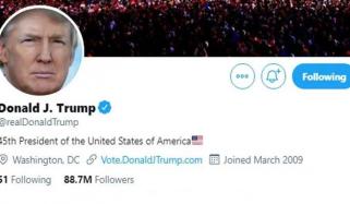 اکاؤنٹ بحال کروانے کیلئے ٹرمپ عدالت پہنچ گئے