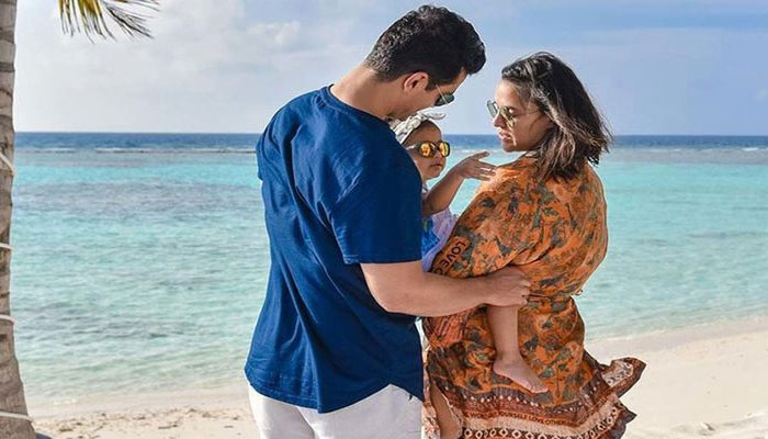 Neha Dhupia touches upon meaning of ‘ unconditional love’ in latest photo
