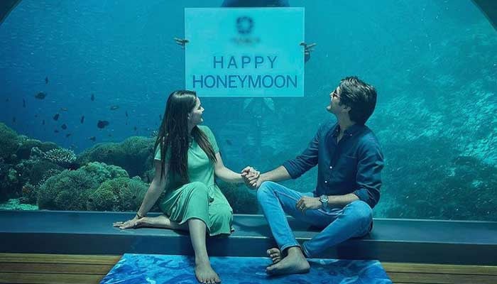 Minal Khan, Ahsan Mohsin Ikram kickstart fairytale honeymoon: See pictures 