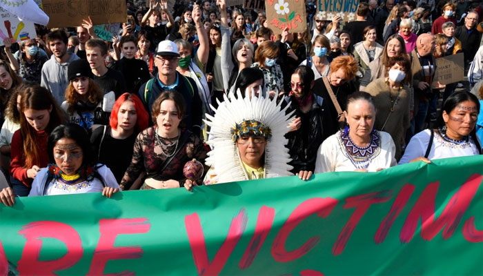 ماحولیات کا تحفظ: برسلز میں 70 ہزار افراد کا احتجاجی مارچ