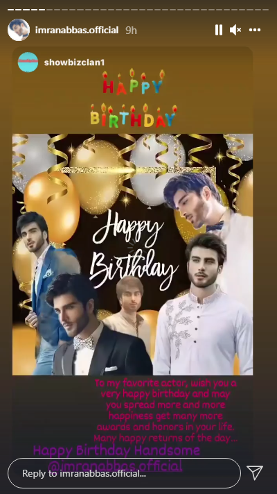 Imran Abbas receives love from his fellow co-stars on his birthday