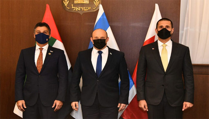 اسرائیلی وزیر اعظم کی عرب امارات اور بحرین کے سفیروں سے ملاقات