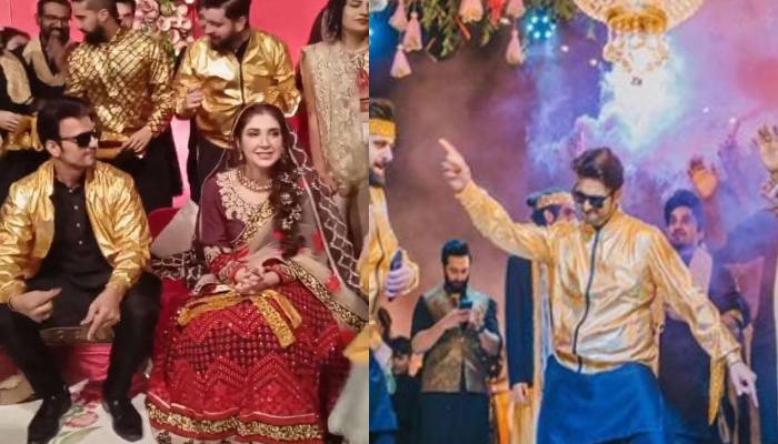 Usman Mukhtar sets stage on fire with his killer dance moves on his Mehendi ceremony 