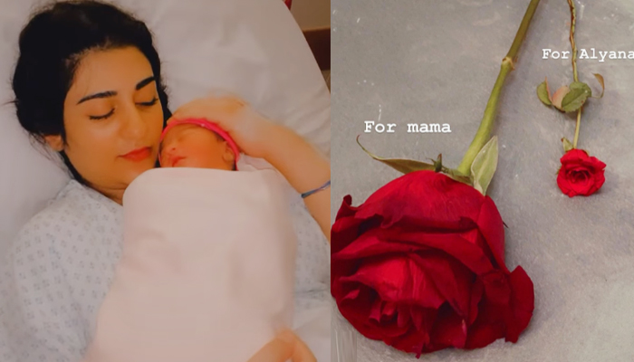 سارہ خان کیساتھ بیٹی کیلئے بھی پھول آنے لگے