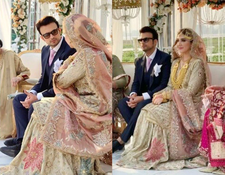 In Pictures: A glimpse into Usman Mukhtar  & Zunaira Inaam’s dreamy wedding