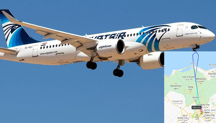 قاہرہ: مصر ایئر کی ماسکو کیلئے پرواز بم کی دھمکی پر اتارلی گئی