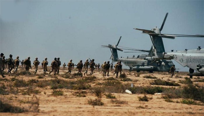 سعودی امریکا ’بلیو ڈیفنڈر 21‘ فوجی مشقیں مکمل