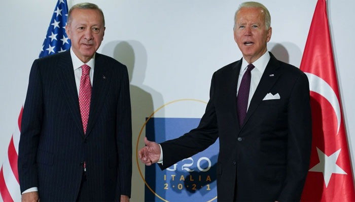 امریکی اور ترک صدور کی جی ٹوئنٹی اجلاس کے موقع پر ملاقات، دو طرفہ امور پر گفتگو