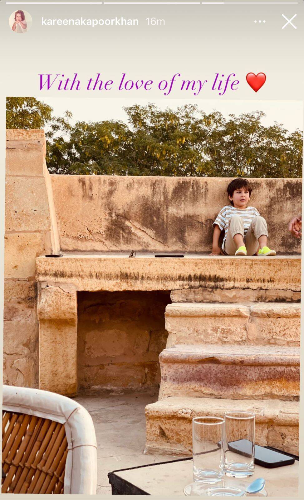 Kareena Kapoor Khan shares snaps from Rajasthan vacay with ‘love of her life’ Taimur